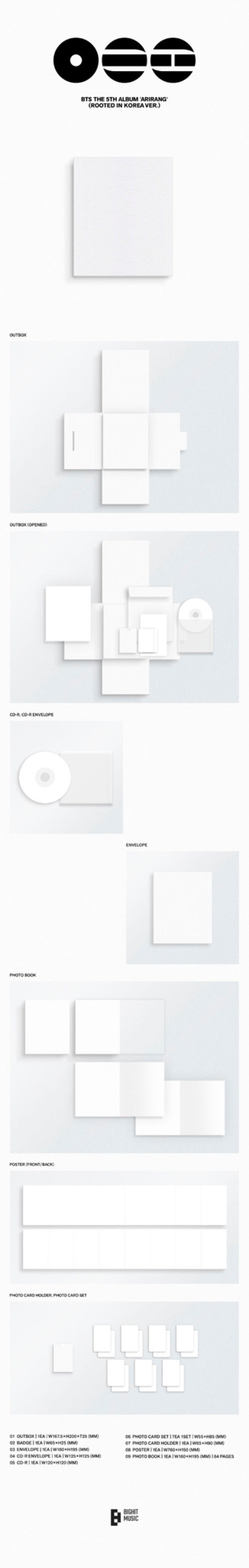 BTS 5th Album 'ARIRANG' (Rooted in Korea Ver.)
