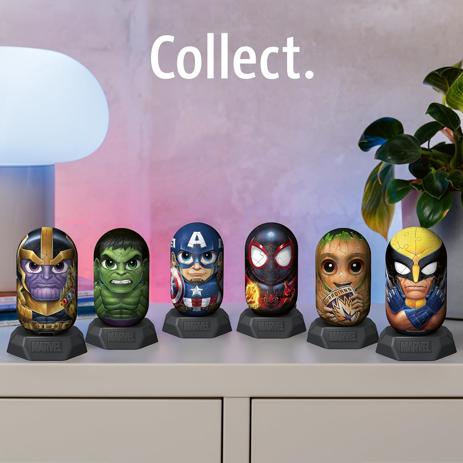 Ravensburger - 3D Puzzel Hylkies Marvel Captain America - 54st.