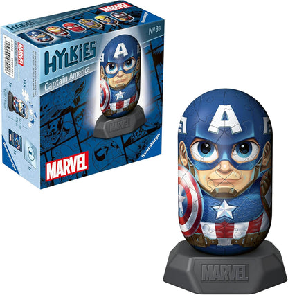 Ravensburger - 3D Puzzel Hylkies Marvel Captain America - 54st.