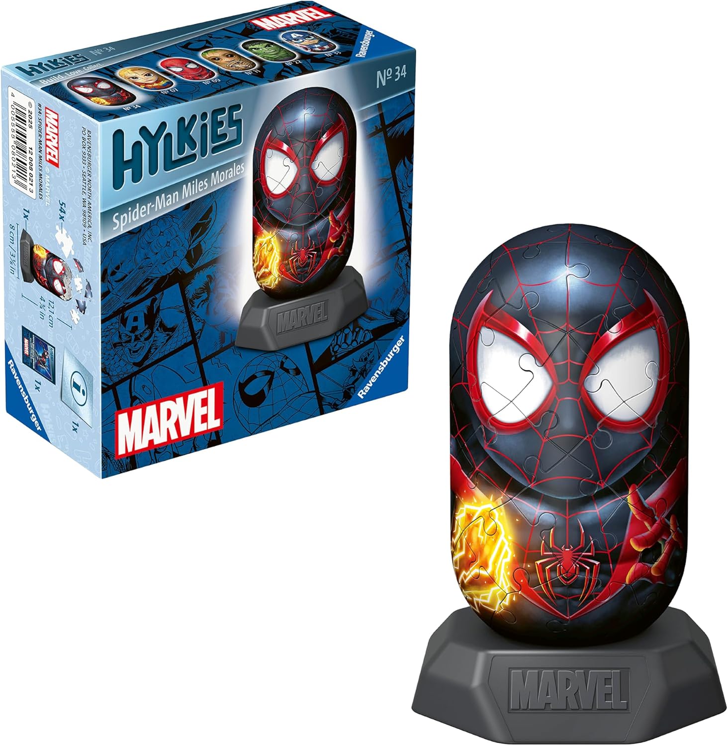 Hylkies Marvel Heroes Spiderman Miles Morales Sammelfigur: Build. Love. Collect.