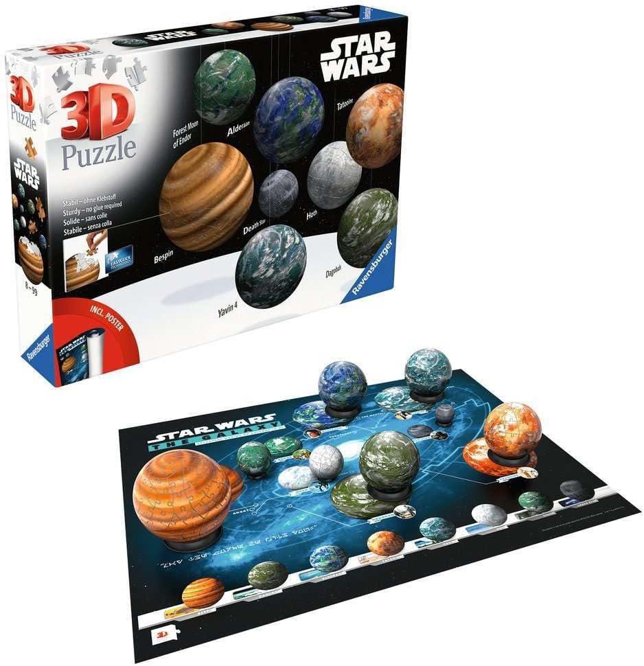 Ravensburger - 3D Puzzel Star Wars Planet Of The Galaxy 531st.