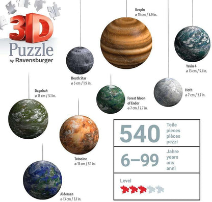 Ravensburger - 3D Puzzel Star Wars Planet Of The Galaxy 531st.