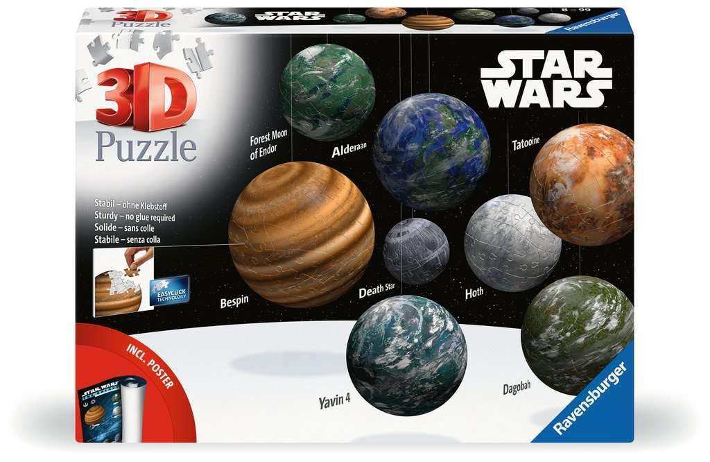 Ravensburger - 3D Puzzel Star Wars Planet Of The Galaxy 531st.