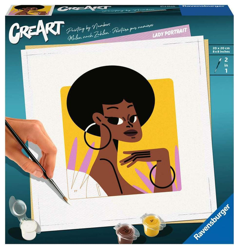 Ravensburger - CreArt Schilderen op Nummer - Vrouwelijk Portret