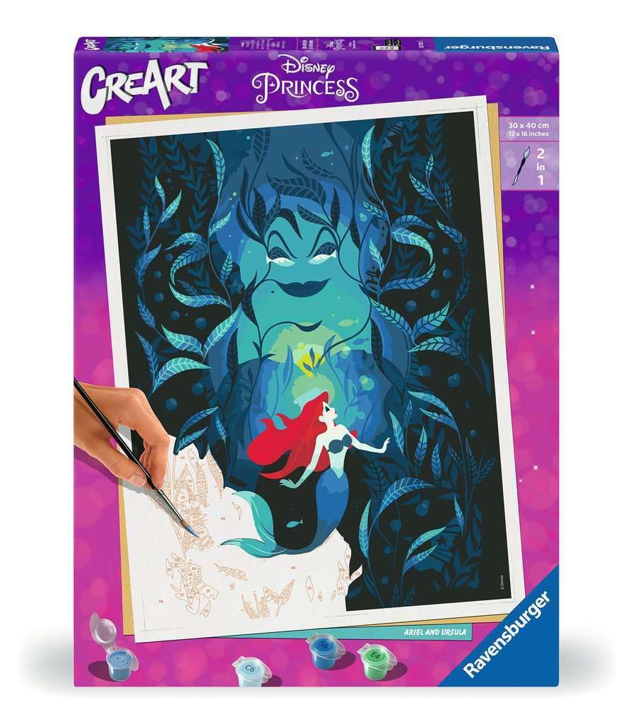 Ravensburger - CreArt Schilderen op Nummer - Ariel en Ursula