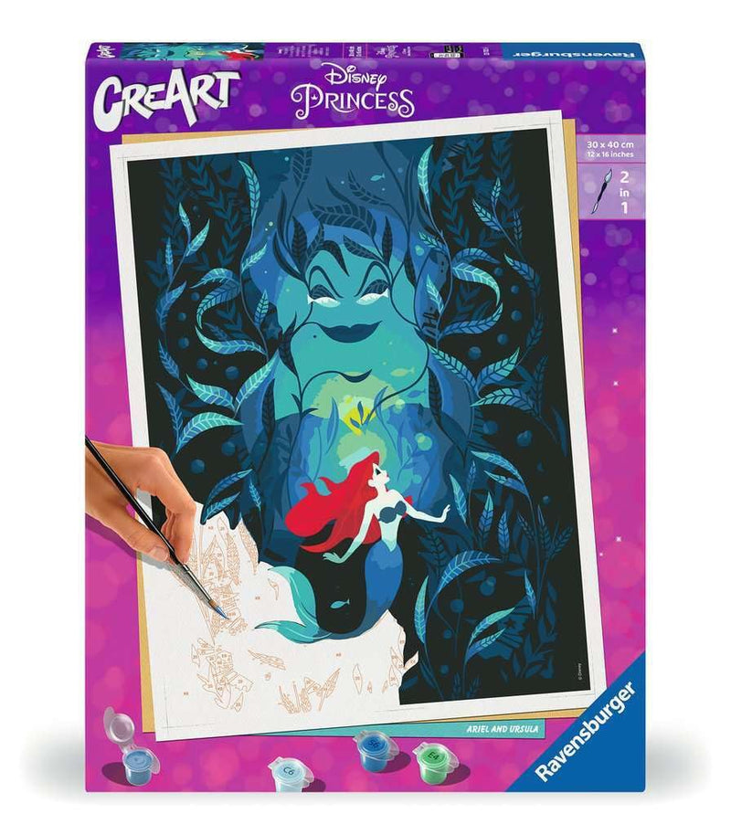 Ravensburger - CreArt Schilderen op Nummer - Ariel en Ursula