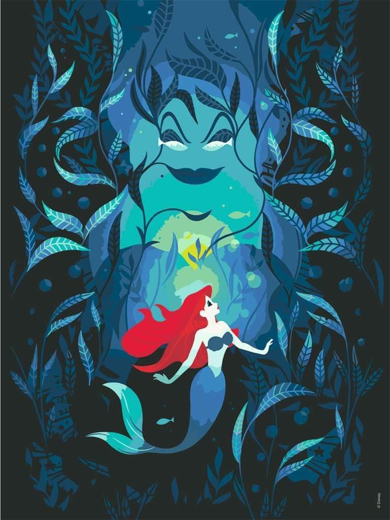 Ravensburger - CreArt Schilderen op Nummer - Ariel en Ursula