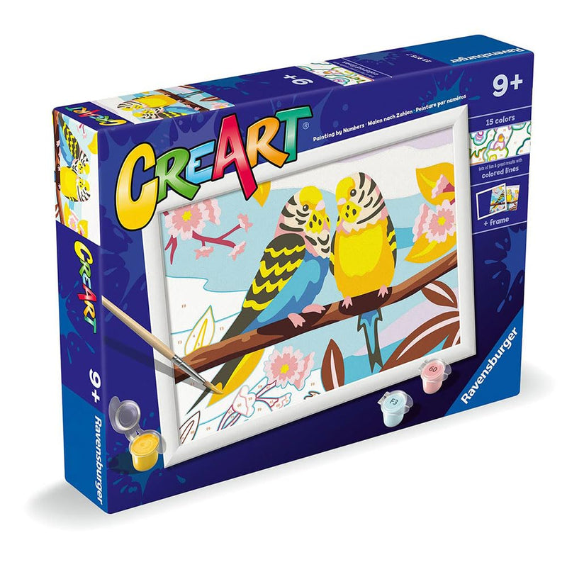 Ravensburger CreArt Serie D: schilderen op nummer, schilderset voor kinderen, inclusief lijst, pedagogisch en creatief spel, cadeau-idee voor kinderen vanaf 9 jaar, 18 x 24 cm