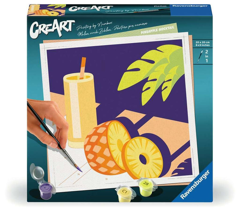 Ravensburger - Ravensburger CreArt Schilderen op Nummer - Ananas