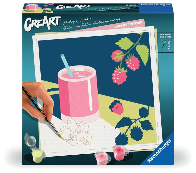 Ravensburger - Ravensburger CreArt Schilderen op Nummer - Framboos