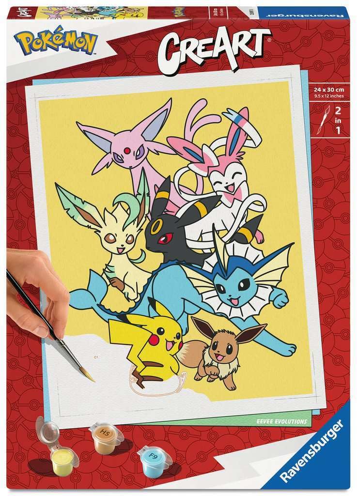 Ravensburger - Ravensburger CreArt Schilderen op Nummer - Pokemon