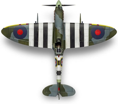 Airfix Model Set - A17001A Supermarine Spitfire Mk.IXc - Flying Dray Model Aircraft Kit - Plastic Plane Kits for Adults, Set Includes Special Edition Pint Glass - 1:24 Scale
