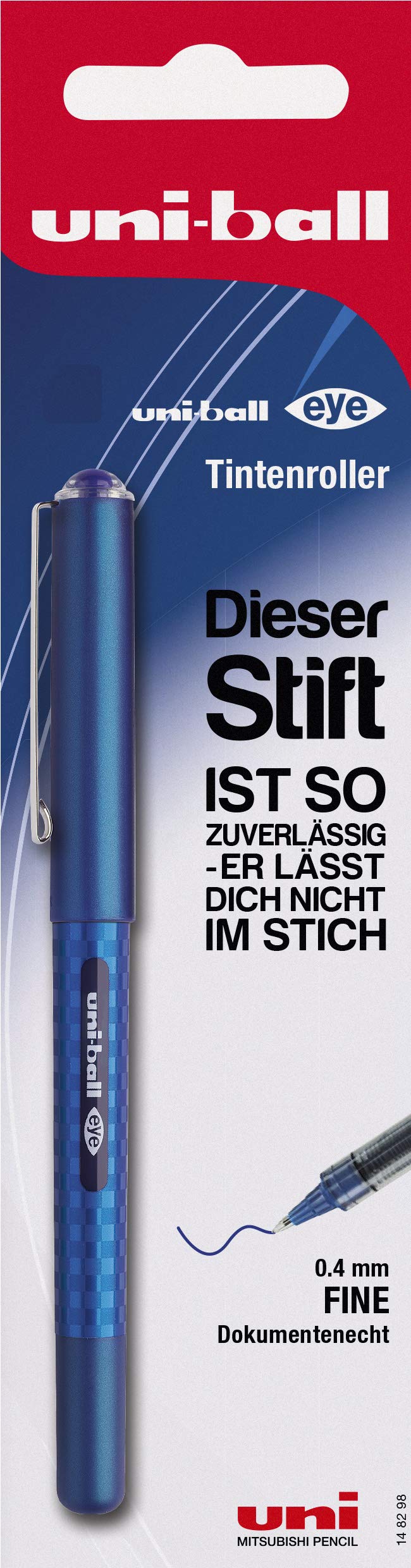 Faber Castell "Uni-Ball Eye Rollerball Pen - Blue
