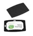 Durable Name Badge 54x90mm, Made of Recycled Paper and is 100 Percent Recyclable, with Euro Punching, Pack of 20 Name Tags, Black Badge with White Labels Included