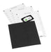 Durable Name Badge 40x75mm - Made of Recycled Paper and 100 Percent Recyclable - with Euro Punching - Pack of 20 Name Tags - Inserts Included