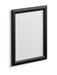 Durable A4 Aluminium Snap Frames - Wall Mounted Via Self-Adhesive Pads or Screw Set - Black - Pack of 1 - Optimal for Displaying Menus, Posters, etc
