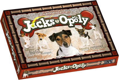 Jacks-Opoly Property Trading Board Game - Family Time Games for Adults and Children, 2 to 6 Players, Strategy Fun For Ages 8 and Up - A Game That Is Always Fit For A Dog