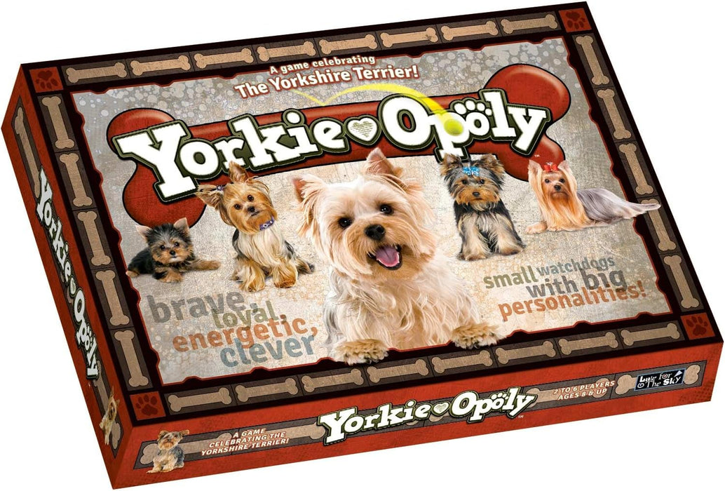 Yorkie-Opoly Property Trading Board Game - Family Time Games for Adults and Children, 2 to 6 Players, Strategy Fun For Ages 8 and Up - A Game To Decide Who Is Top Dog