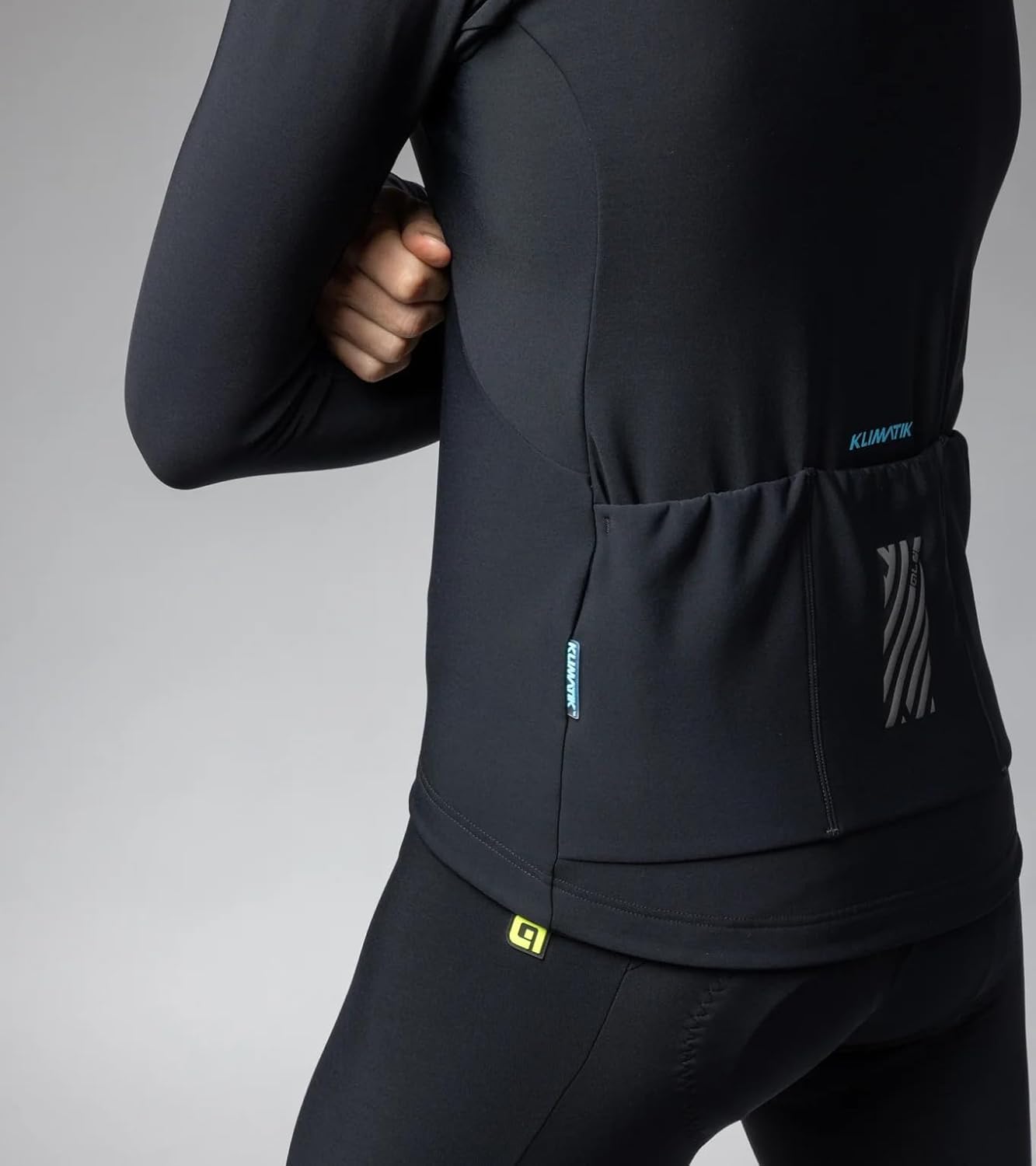 ALE' Herren Klimatik K-idro Water Repellent Langärmeliges Jersey (1er Pack)