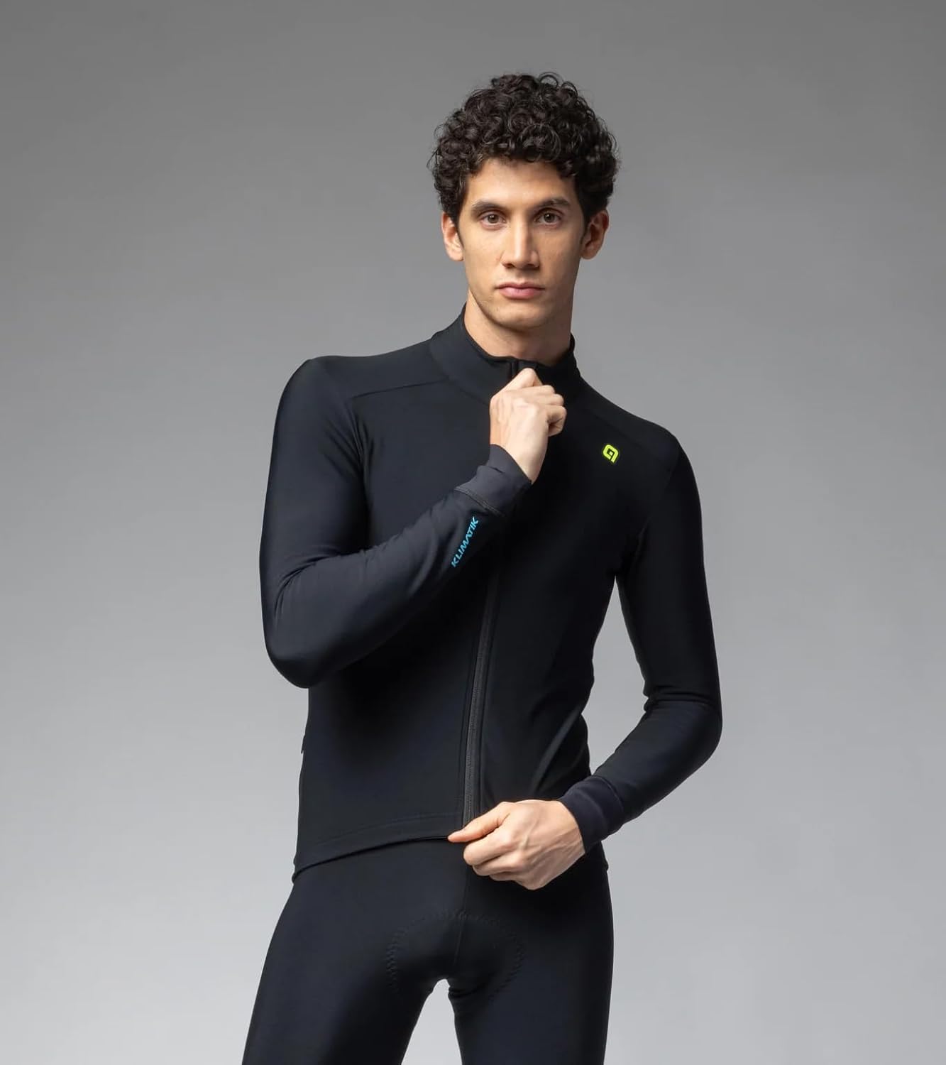 ALE' Herren Klimatik K-idro Water Repellent Langärmeliges Jersey (1er Pack)