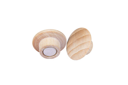 Legamaster 7-181725 Wooden Magnets Neodymium for Whiteboards and Glass Boards Beech 25 mm Pack of 5