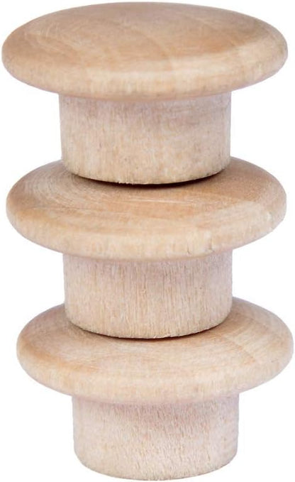 Legamaster 7-181725 Wooden Magnets Neodymium for Whiteboards and Glass Boards Beech 25 mm Pack of 5