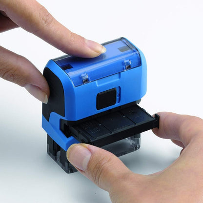 Trodat Printy 4913 Custom Stamp - DIY Self Inking Stamp Personalised By You - Can Be Changed Multiple Times - Black Ink - Max. Impression Size 57 x 21mm