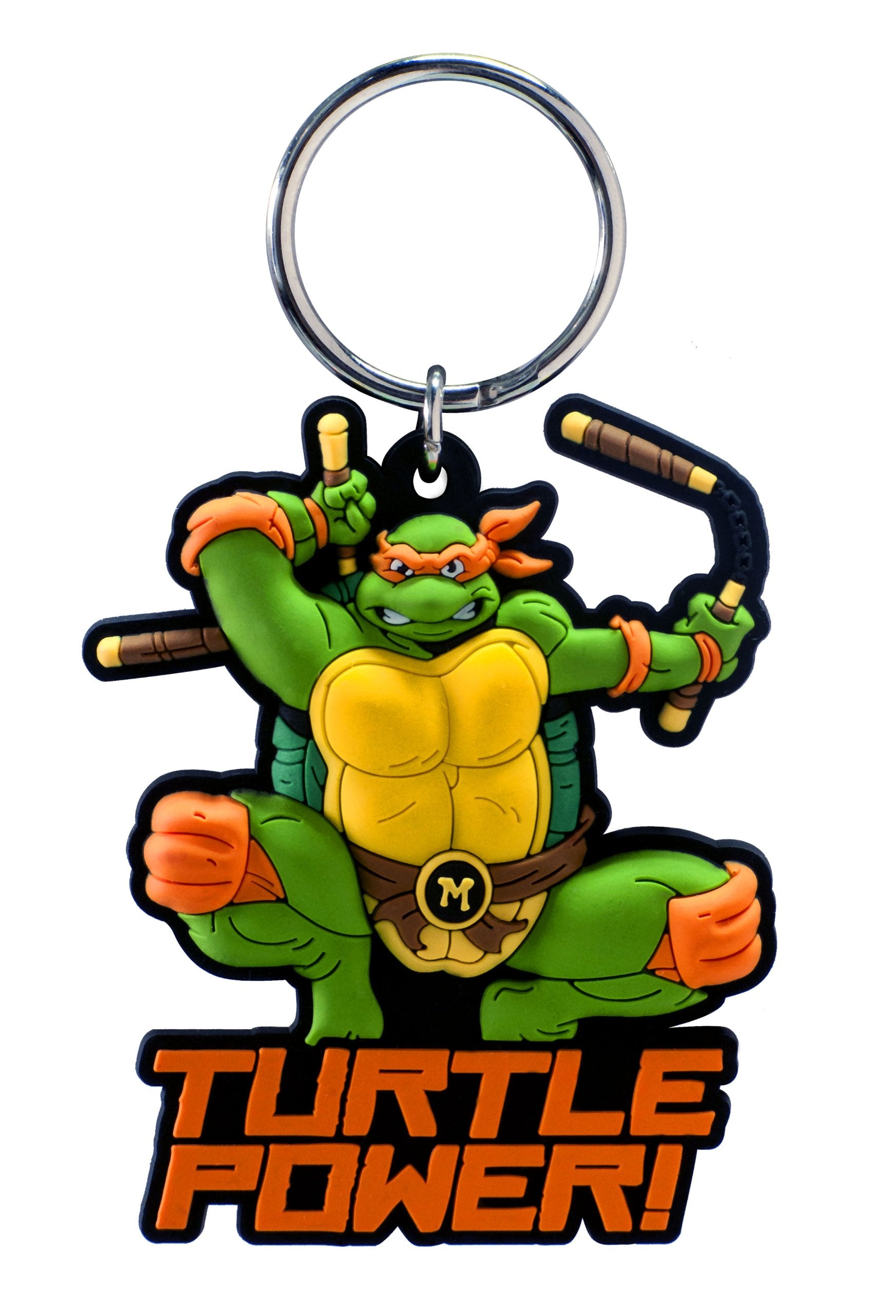 Monogram - Porte Clé Tortues Ninja - Michelangelo 6cm - 0077764630286
