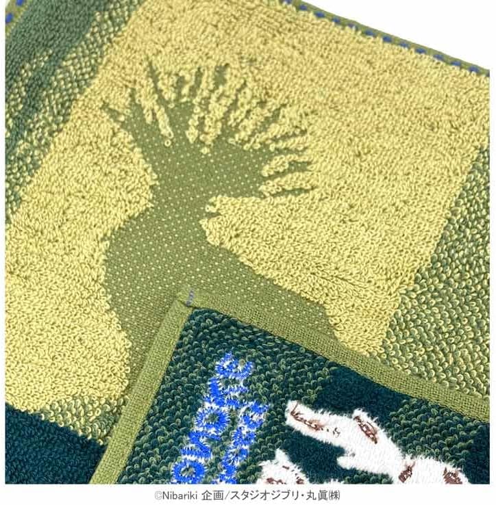 Studio Ghibli Mini Towel Princess Mononoke Shadow Of The Deer God 25 X 25 Cm