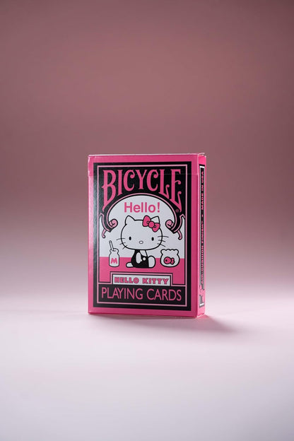 Bicycle Hello Kitty Playing Cards, Black & Pink, 1 Deck