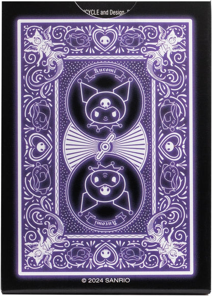 Bicycle Kuromi Sanrio Carte da gioco, nero, rosa e viola, 1 mazzo