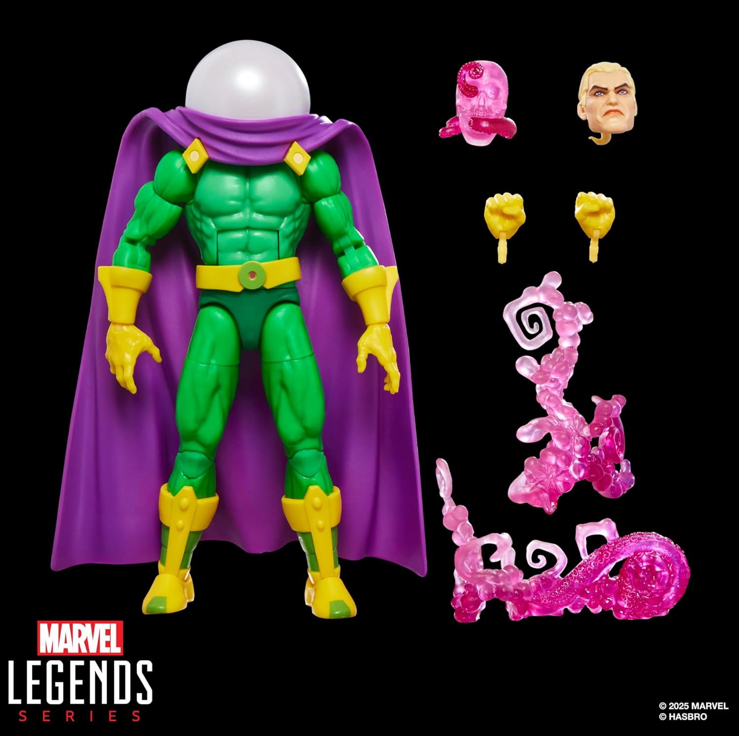 Marvel Legends Series Marvel's Mysterio, Retro Spider-Man Collectible Action Figure da 6 pollici