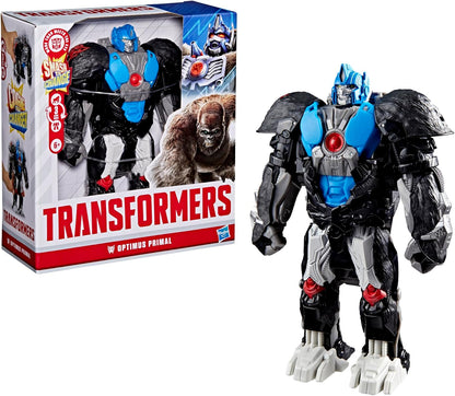 Transformers Smash Changers Optimus Primal Action Figure, Changes from Robot Toy to Gorilla Toy, Ages 6+