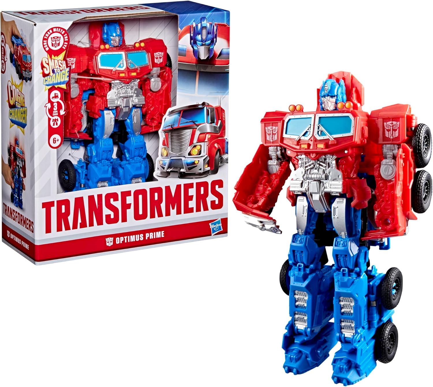 Transformers Smash Changers Optimus Prime-actiefiguur