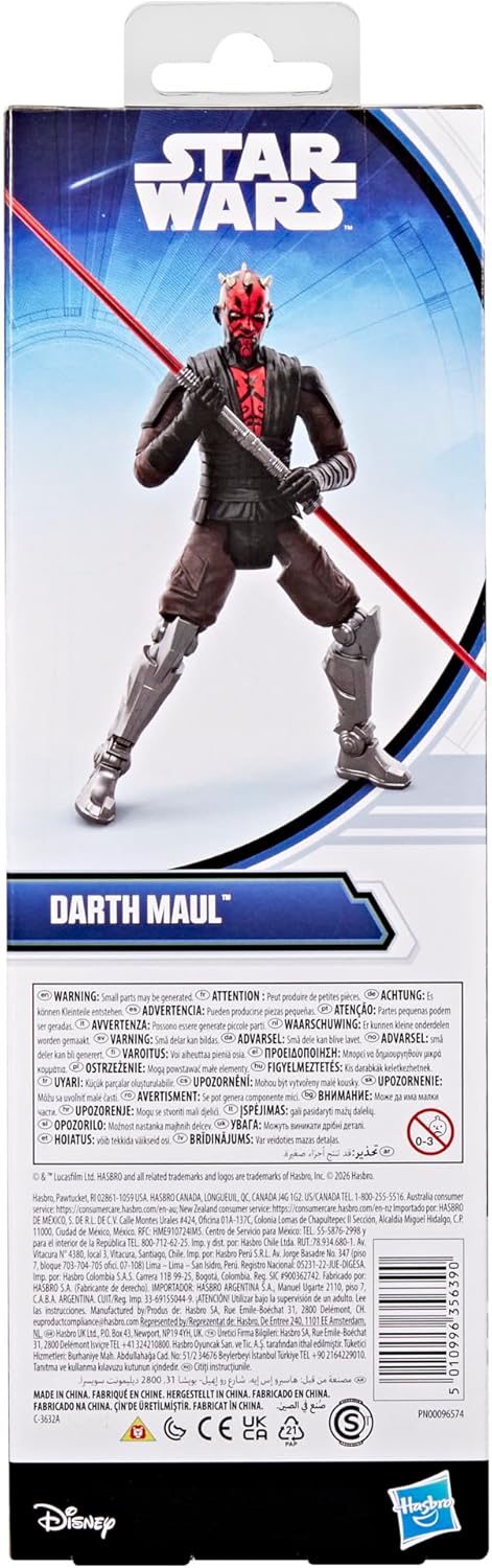 Star Wars Titan Series Darth Maul, 30-cm Action Figure & 2 Accessories, Toys for Boys & Girls Ages 4+