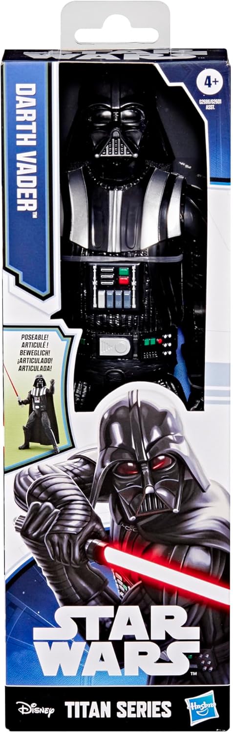 Star Wars Titan Series, Figurine Dark Vador de 30 cm et Accessoire, Jouets pour Filles et garçons à partir de 4 Ans
