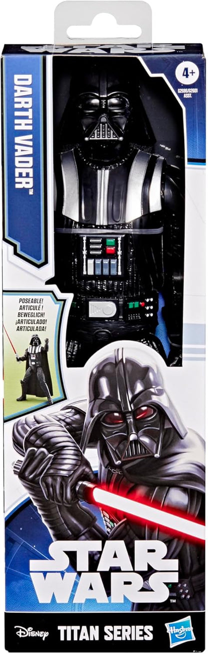 Star Wars Titan Series, Figurine Dark Vador de 30 cm et Accessoire, Jouets pour Filles et garçons à partir de 4 Ans