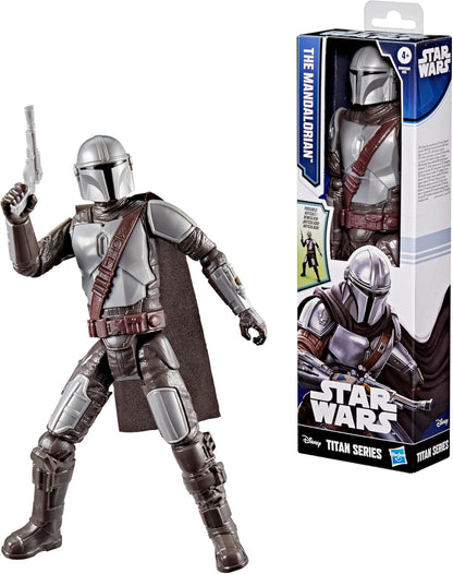 Star Wars Titan Series The Mandalorian, 30-cm Action Figure & Accessory, Toys for Boys & Girls Ages 4+