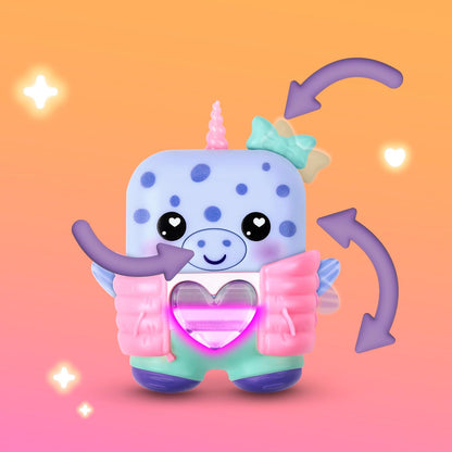 Hasbro Nano-Mals Blubby the Narwhal Electronic Fidget Pet