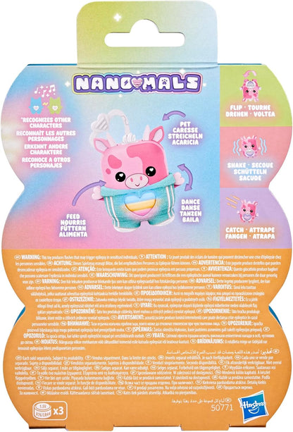 Hasbro Nano-Mals Mootilda the Pink Cow Electronic Fidget Pet