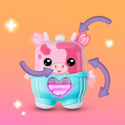Hasbro Nano-Mals Mootilda the Pink Cow Electronic Fidget Pet
