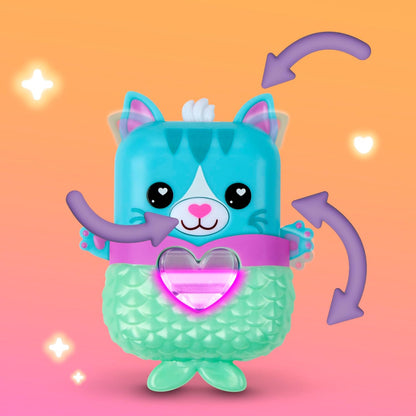 Hasbro Nano-Mals Pawtricia the Blue Kitty Electronic Fidget Pet