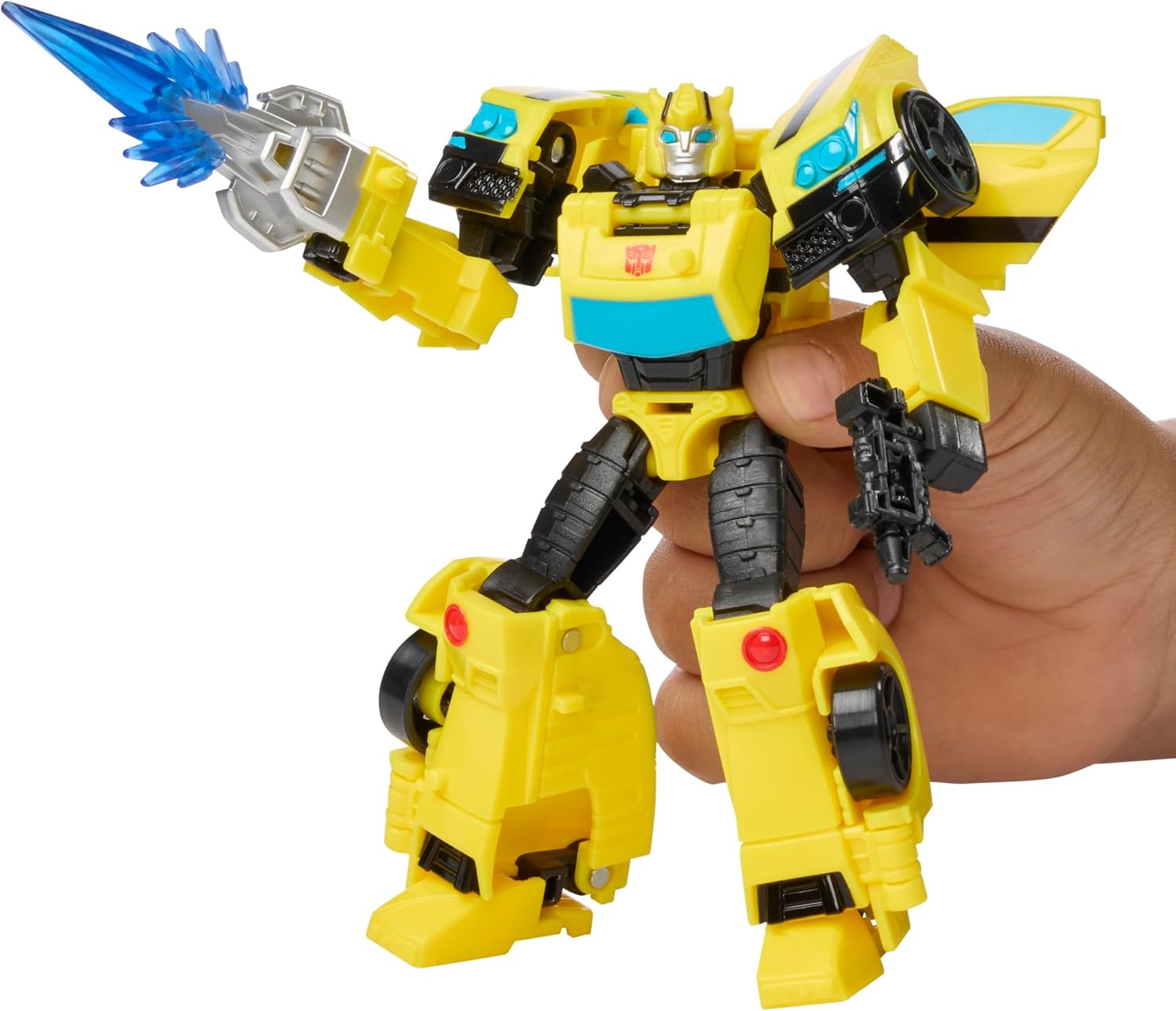 Transformers Prime Changers Bumblebee-actiefiguur, verandert van speelgoedrobot naar speelgoedauto, leeftijd 6+