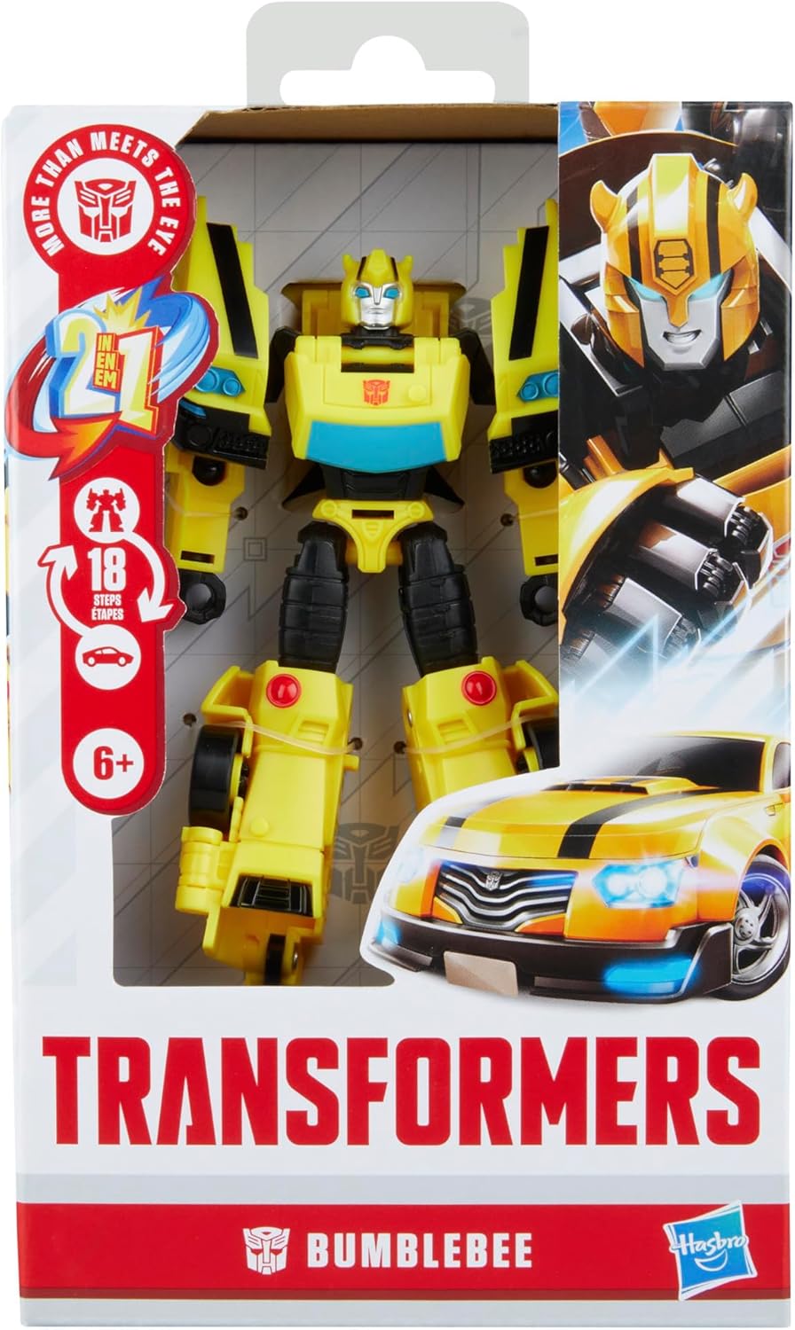 Transformers Prime Changers Bumblebee-actiefiguur, verandert van speelgoedrobot naar speelgoedauto, leeftijd 6+