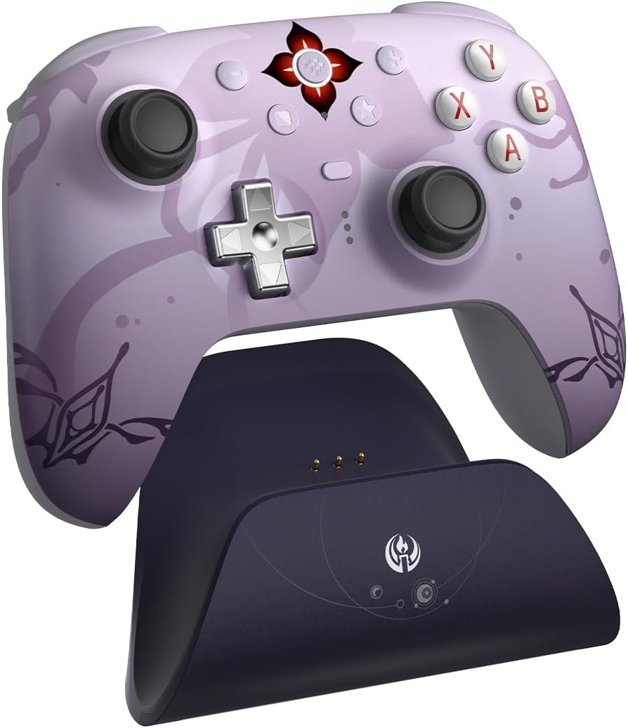 8BitDo Ultimate 2 Wireless Controller for Windows, Apple, Steam & Android, TMR Joysticks, Hall/Tactile Triggers, Motion Control,1000Hz Polling Rate -Evernight(Officially Licensed by Honkai: Star Rail