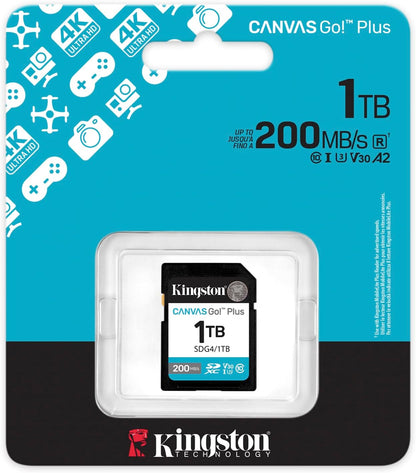 1Tb Sdxc Canvas Go Plus 200R Gen4 C10 Uhs-I U3 V30 200Mb/S