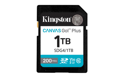 1Tb Sdxc Canvas Go Plus 200R Gen4 C10 Uhs-I U3 V30 200Mb/S
