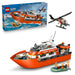 Lego: 60504 - City Exploration - Motoscafo Di Soccorso Ed Elicottero Della Guardia Costiera
