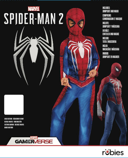 Rubies - Officieel Marvel - Spider-Man Gamerverse kostuum voor kinderen - maat 7-8 jaar