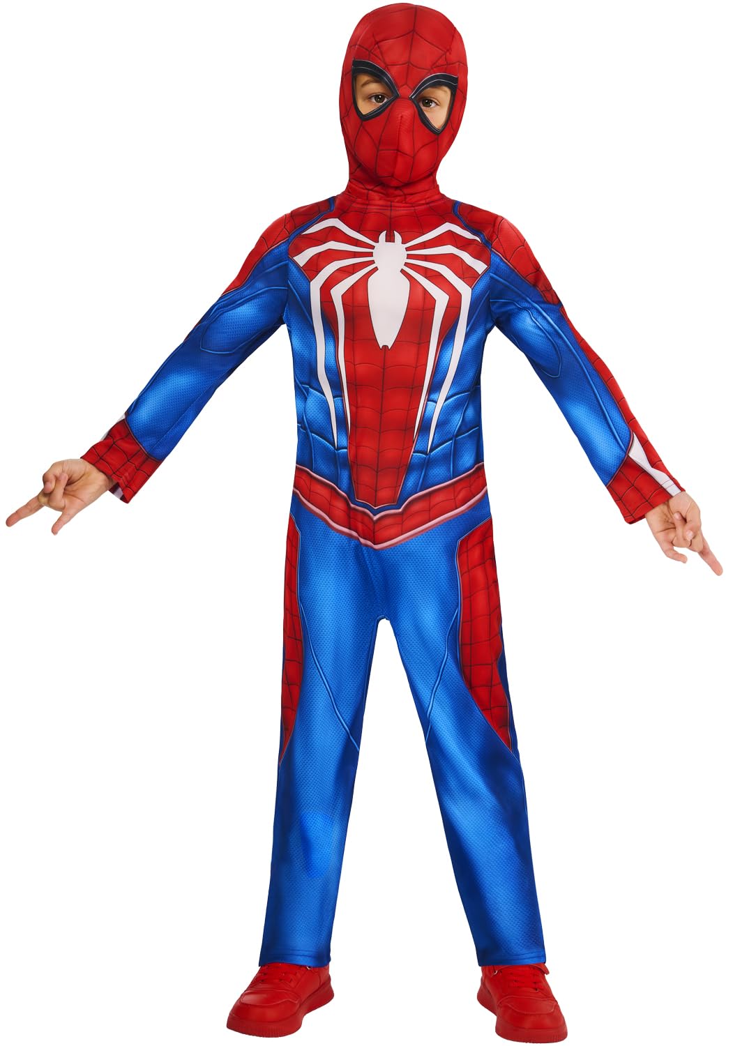 Rubies - Officieel Marvel - Spider-Man Gamerverse kostuum voor kinderen - maat 7-8 jaar